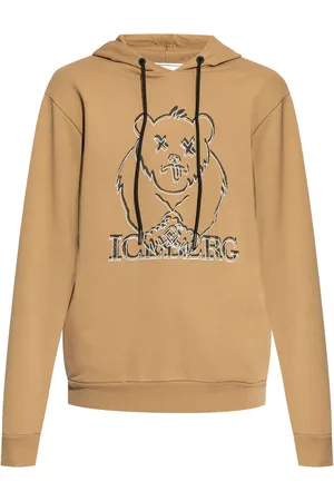 Iceberg Sudadera con capucha y logo bordado