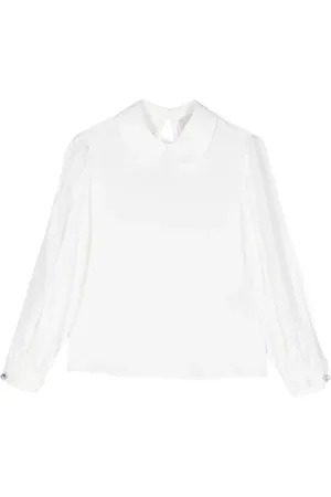 Simonetta Blusa con botones de cristal