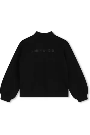Sonia Rykiel Enfant Sudadera con logo de strass