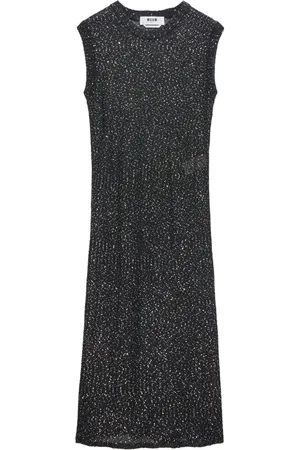 Msgm Vestido midi con lentejuelas