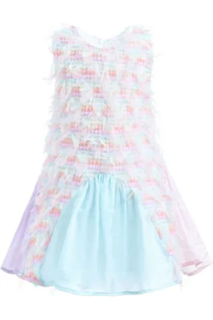 Mimi Tutu Vestido acolchado con motivo de arcoíris