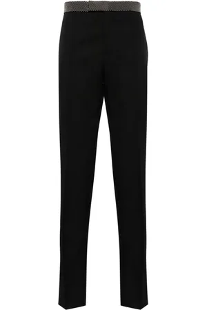 Alexander McQueen Pantalones de vestir con apliques