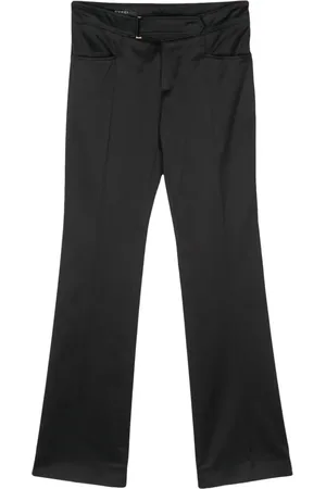 Gucci Pantalones con detalle de hebilla 2000