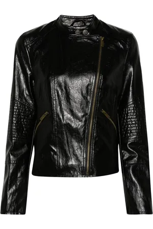 Twin-Set Chaqueta biker con cremallera