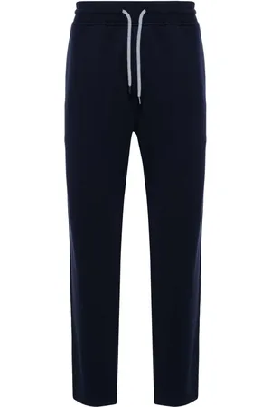 Brunello Cucinelli Pantalones de chándal con cordones