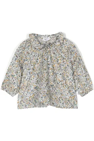 Il gufo Blusa con estampado abstracto