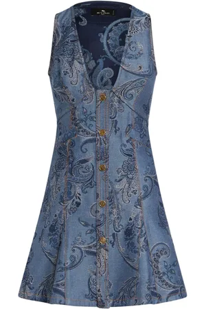 Etro Vestido corto vaquero