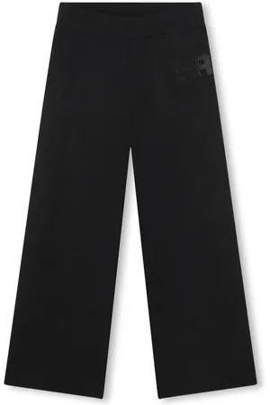 Sonia Rykiel Enfant Pantalones de chándal con logo de strass