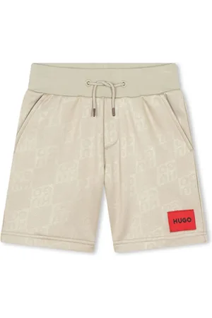 HUGO BOSS Pantalones cortos de chándal con monograma