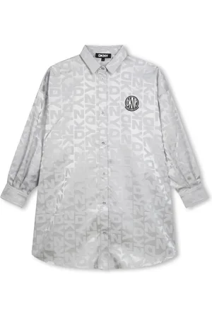 DKNY Vestido con monograma en jacquard