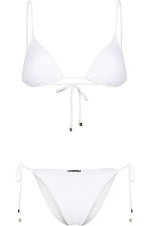 Noire Swimwear Bikini Nikki con efecto de piel de serpiente