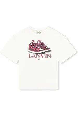Lanvin Camiseta con logo estampado