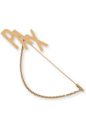 Moschino Broche Pax con detalle de cadena