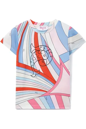 PUCCI Junior Camiseta con estampado Iride