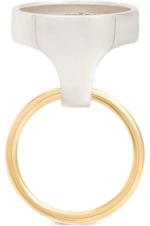 Courrèges Anillo Holy con diseño geométrico