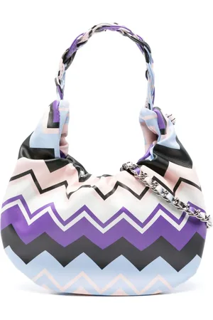 Missoni Bolso de hombro con motivo en zigzag