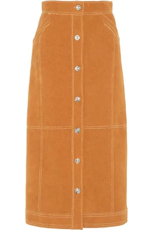 Barrie Falda midi con cintura alta