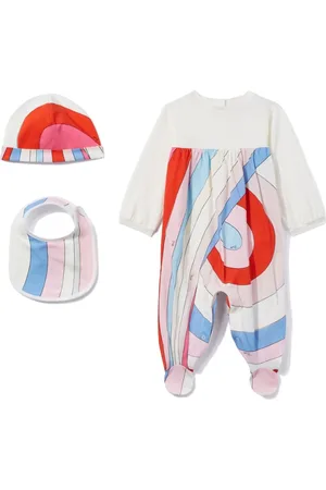 PUCCI Junior Set de pelele con estampado Iride