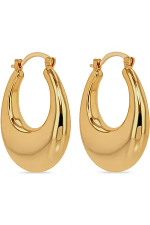 ANINE BING Pendientes de aro Gradual en oro amarillo de 14 ct