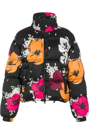 Moschino Plumífero acolchado con estampado floral