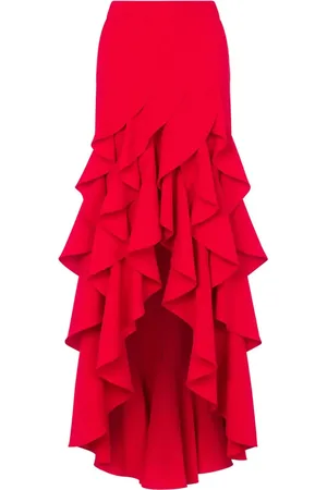 Moschino Falda asimétrica a capas