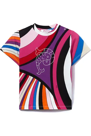 PUCCI Junior Camiseta con estampado Iride