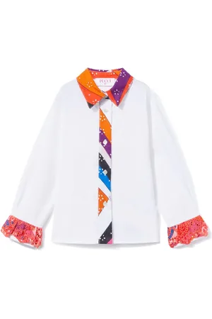 PUCCI Junior Camisa con estampado Iride