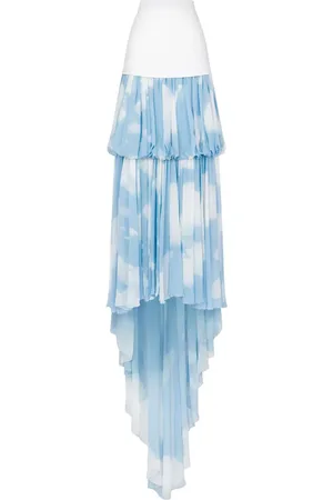 Moschino Falda con capas escalonadas