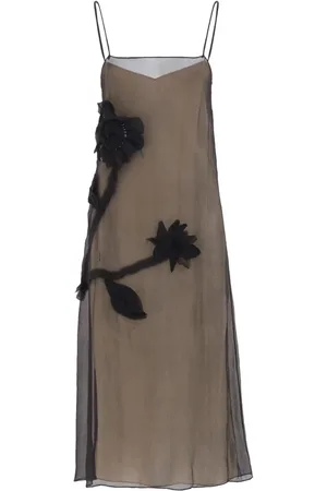 Marni Vestido con aplique floral