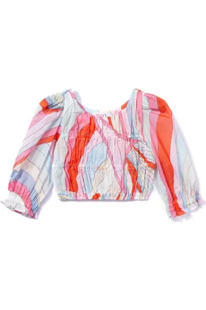 PUCCI Junior Blusa con estampado Iride
