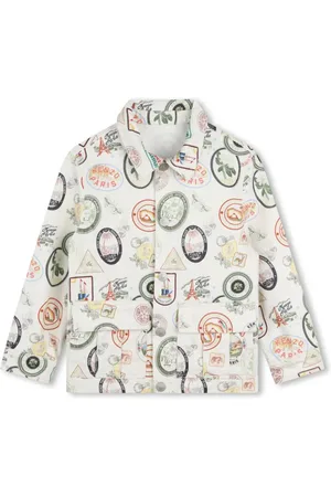 Kenzo Chaqueta con estampado de postal