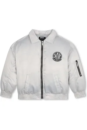 DKNY Plumífero con parche del logo