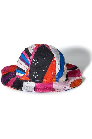 PUCCI Junior Sombrero de verano con estampado Iride