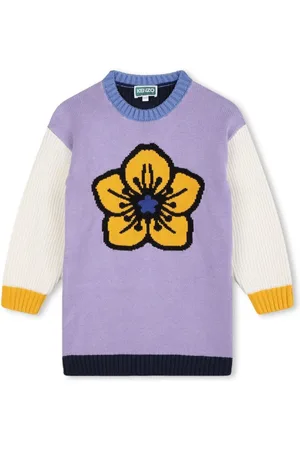 Kenzo Vestido Boke Flower de punto