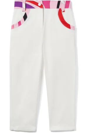 PUCCI Junior Pantalones con estampado Marmo