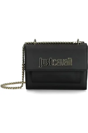 Roberto Cavalli Bolso de hombro con placa del logo