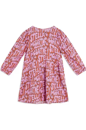 Stella McCartney Vestido con logo estampado