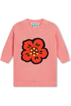 Kenzo Vestido con motivo Boke Flower en jacquard