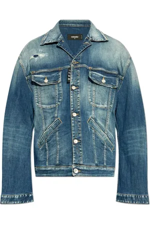 Dsquared2 Chaqueta vaquera con efecto envejecido