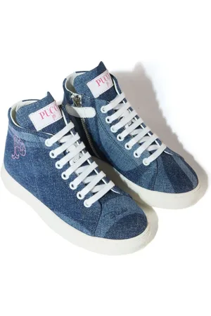 PUCCI Junior Zapatillas vaqueras con estampado Marmo