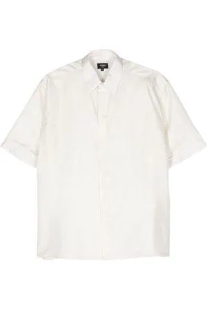 Fendi Camisa FF de seda