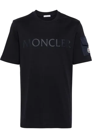 Moncler Camiseta con logo laminado
