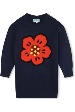 Kenzo Vestido Boke Flower de punto