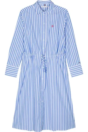 Tommy Hilfiger Vestido camisero midi a rayas