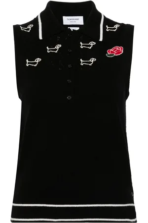 Thom Browne Top con bordado Hector