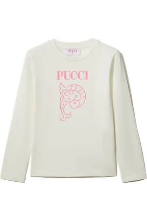 PUCCI Junior Camiseta con logo estampado