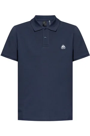 Moose Knuckles Polo con aplique del logo