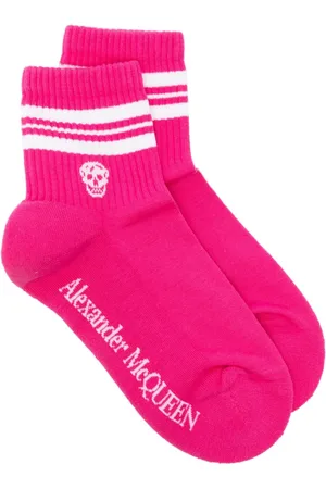 Alexander McQueen Calcetines con calavera en intarsia