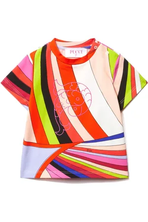 PUCCI Junior Camiseta con estampado Iride bordado