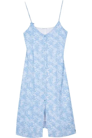 Calvin Klein Vestido midi con estampado floral